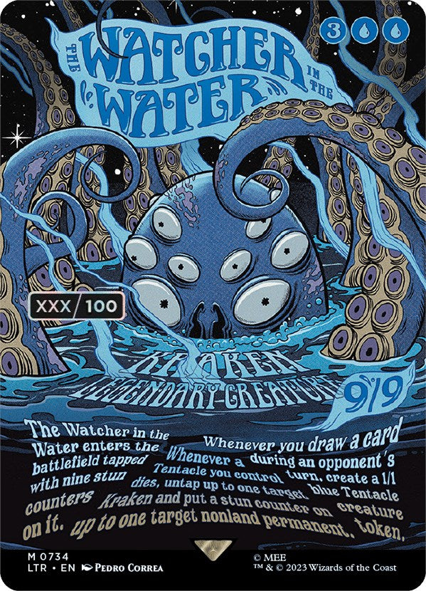 The Watcher in the Water (Borderless Poster) (Serialized) [The Lord of the Rings: Tales of Middle-Earth] | Jomio and Rueliete's Cards and Comics