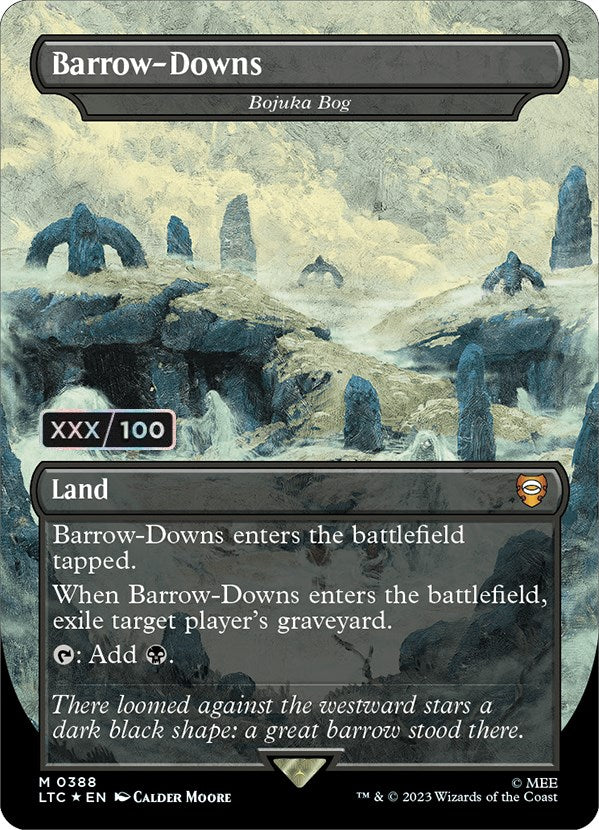Barrow-Downs - Bojuka Bog (Borderless) (Serialized) [The Lord of the Rings: Tales of Middle-Earth Commander] | Jomio and Rueliete's Cards and Comics