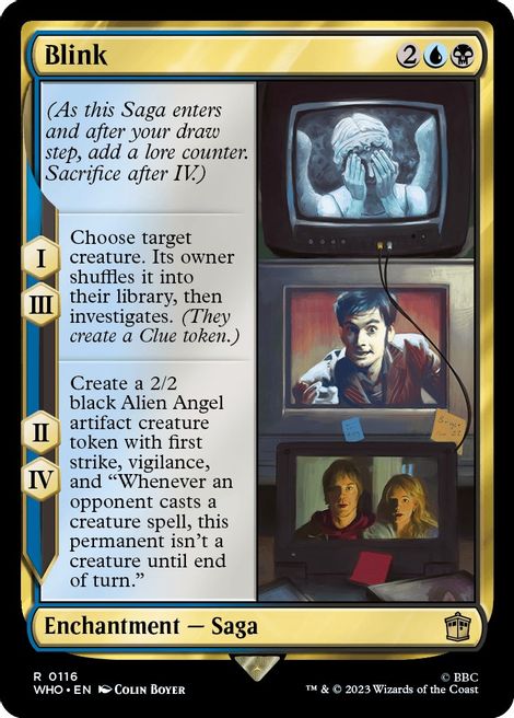 Blink [Doctor Who] | Jomio and Rueliete's Cards and Comics