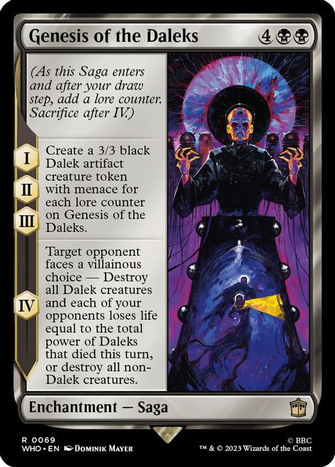 Genesis of the Daleks [Doctor Who] | Jomio and Rueliete's Cards and Comics