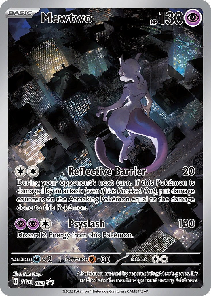 Mewtwo (052) [Scarlet & Violet: Black Star Promos] | Jomio and Rueliete's Cards and Comics