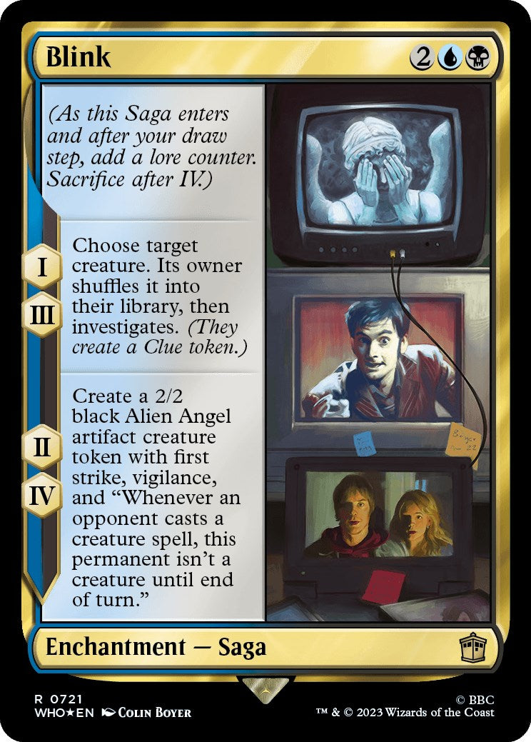 Blink (Surge Foil) [Doctor Who] | Jomio and Rueliete's Cards and Comics
