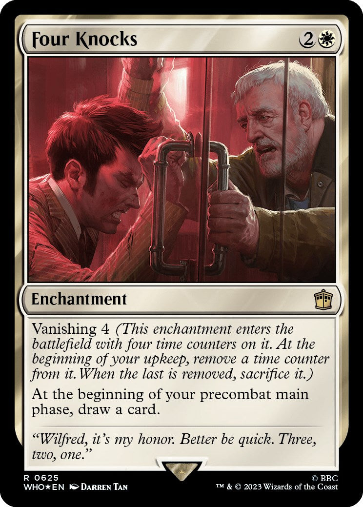 Four Knocks (Surge Foil) [Doctor Who] | Jomio and Rueliete's Cards and Comics