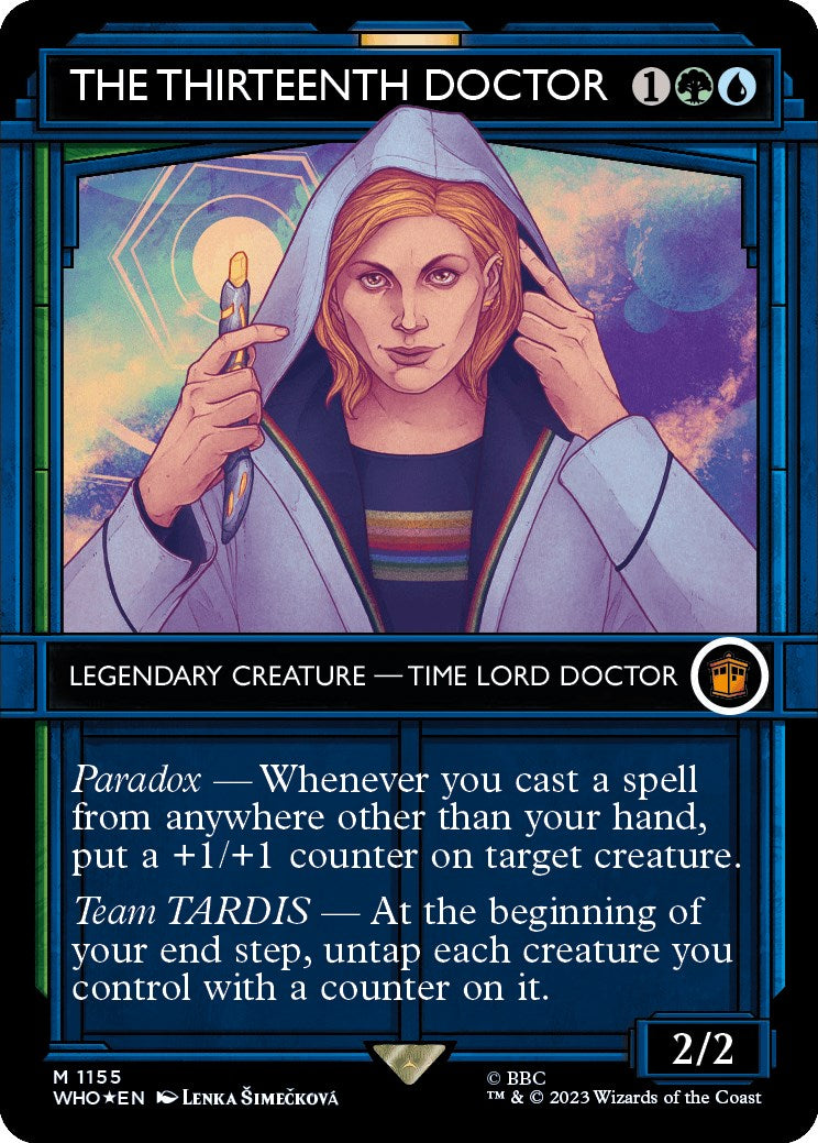 The Thirteenth Doctor (Showcase) (Surge Foil) [Doctor Who] | Jomio and Rueliete's Cards and Comics