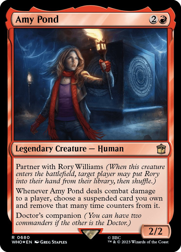 Amy Pond (Surge Foil) [Doctor Who] | Jomio and Rueliete's Cards and Comics