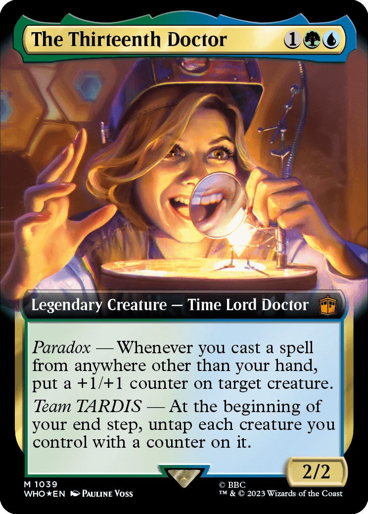 The Thirteenth Doctor (Extended Art) (Surge Foil) [Doctor Who] | Jomio and Rueliete's Cards and Comics