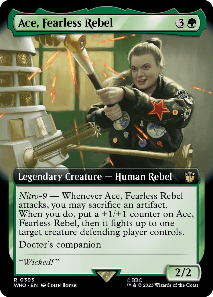 Ace, Fearless Rebel (Extended Art) [Doctor Who] | Jomio and Rueliete's Cards and Comics