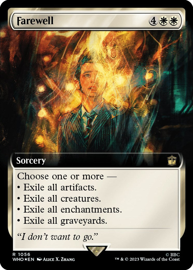 Farewell (Extended Art) (Surge Foil) [Doctor Who] | Jomio and Rueliete's Cards and Comics