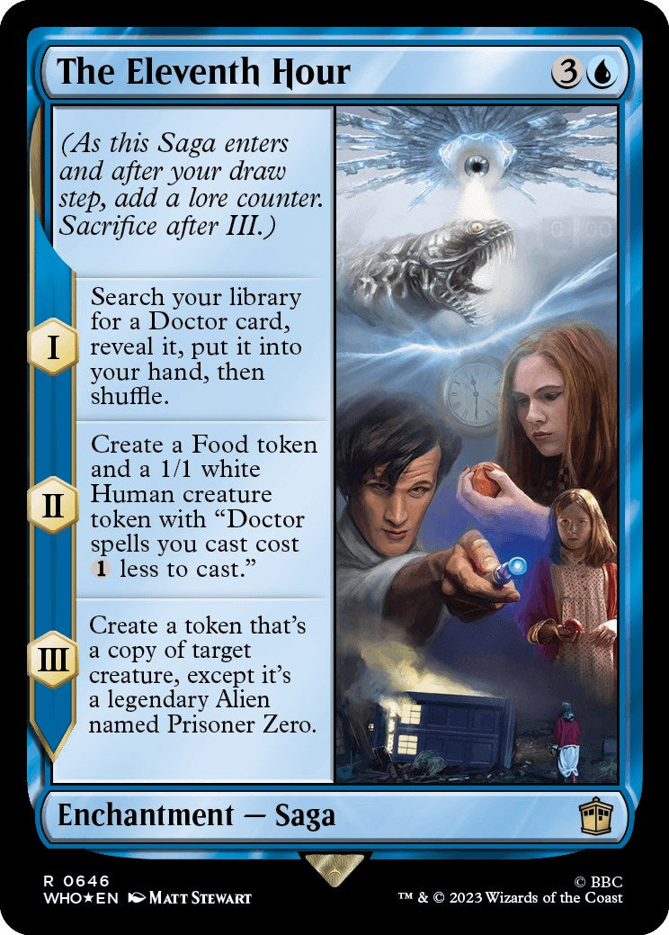 The Eleventh Hour (Surge Foil) [Doctor Who] | Jomio and Rueliete's Cards and Comics