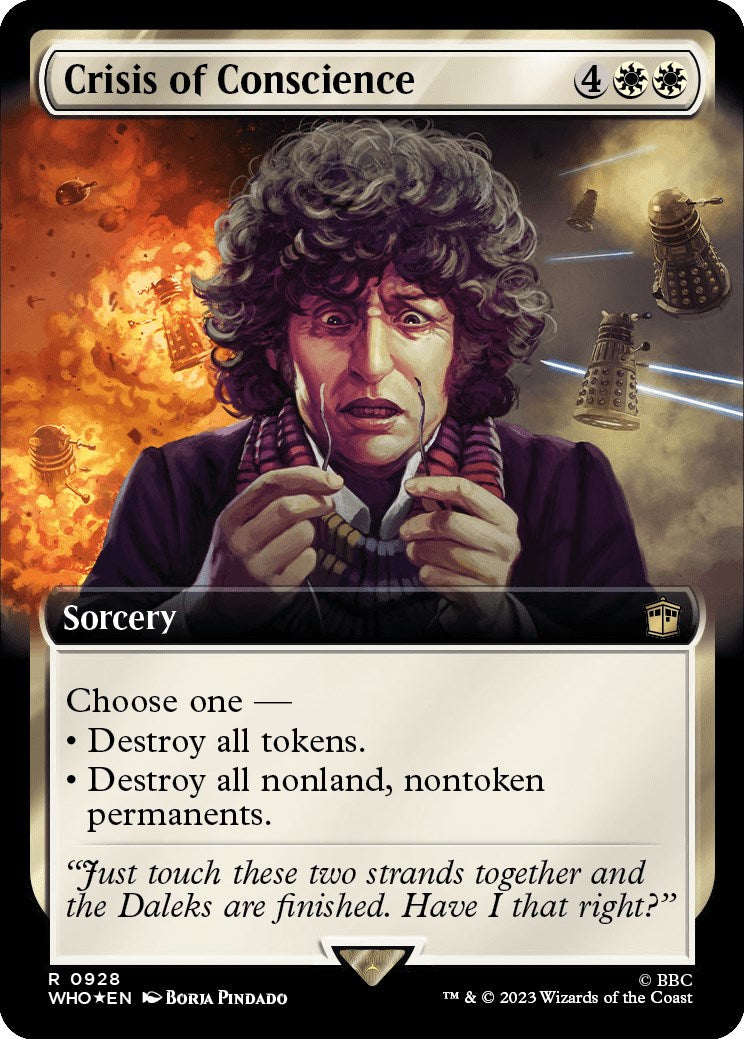 Crisis of Conscience (Extended Art) (Surge Foil) [Doctor Who] | Jomio and Rueliete's Cards and Comics