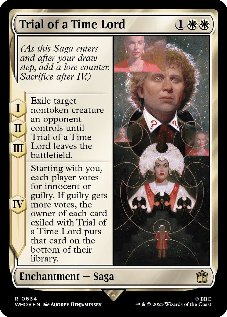 Trial of a Time Lord (Surge Foil) [Doctor Who] | Jomio and Rueliete's Cards and Comics