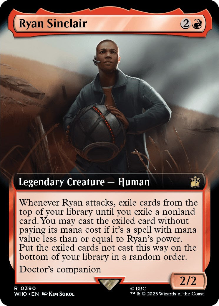 Ryan Sinclair (Extended Art) [Doctor Who] | Jomio and Rueliete's Cards and Comics