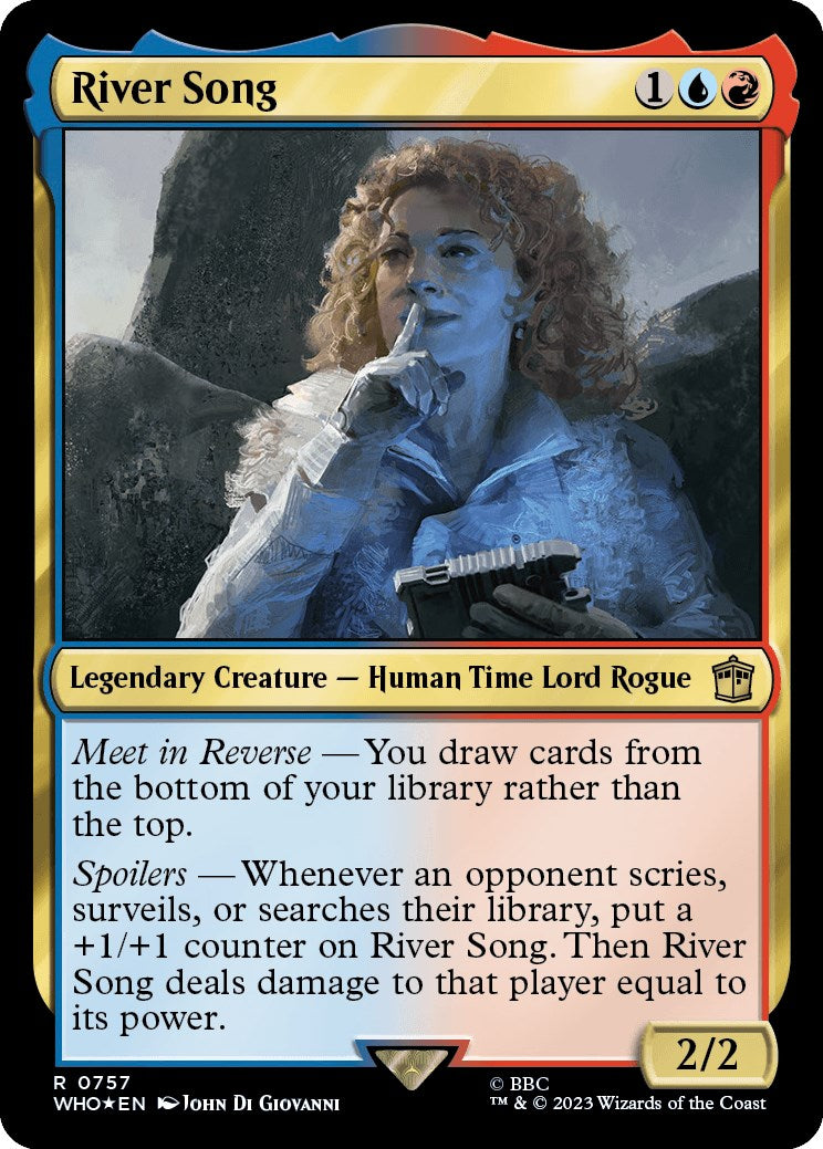 River Song (Surge Foil) [Doctor Who] | Jomio and Rueliete's Cards and Comics