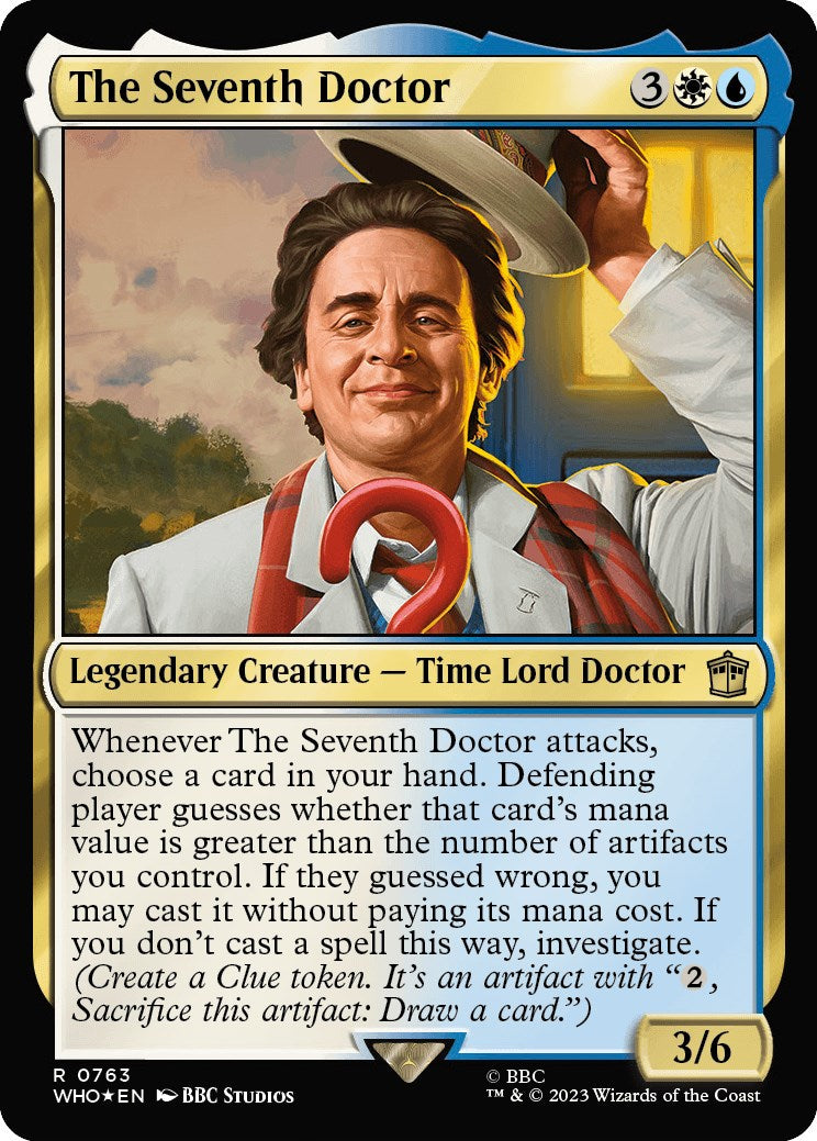 The Seventh Doctor (Surge Foil) [Doctor Who] | Jomio and Rueliete's Cards and Comics