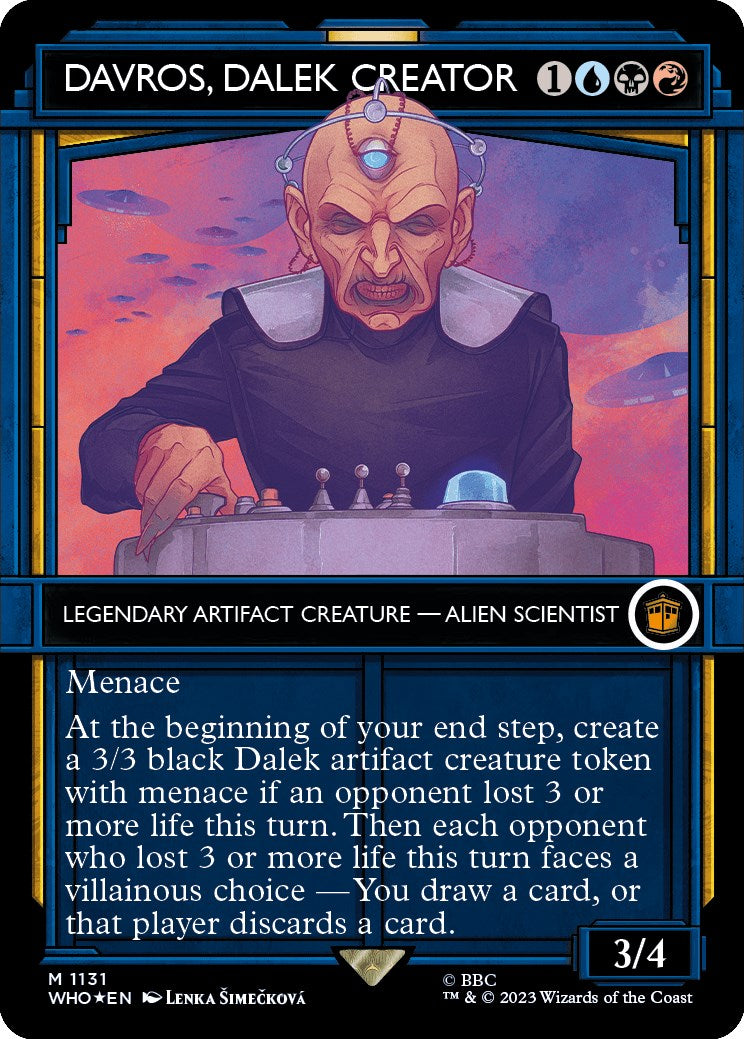 Davros, Dalek Creator (Showcase) (Surge Foil) [Doctor Who] | Jomio and Rueliete's Cards and Comics