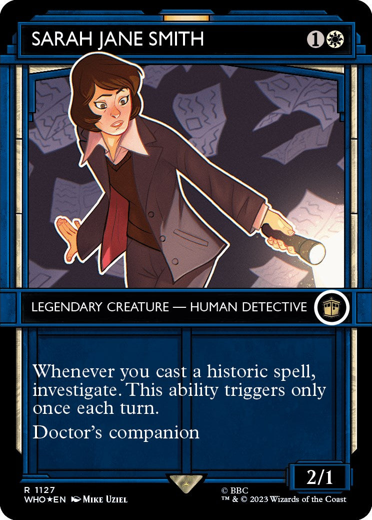 Sarah Jane Smith (Showcase) (Surge Foil) [Doctor Who] | Jomio and Rueliete's Cards and Comics