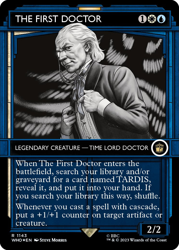 The First Doctor (Showcase) (Surge Foil) [Doctor Who] | Jomio and Rueliete's Cards and Comics