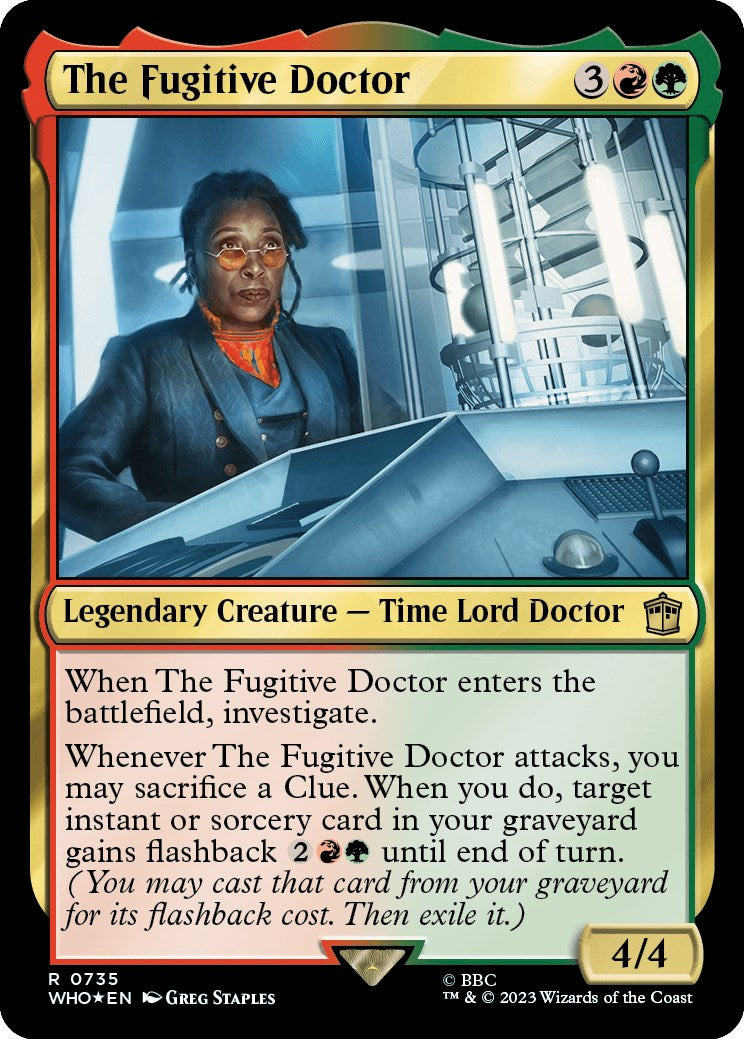 The Fugitive Doctor (Surge Foil) [Doctor Who] | Jomio and Rueliete's Cards and Comics