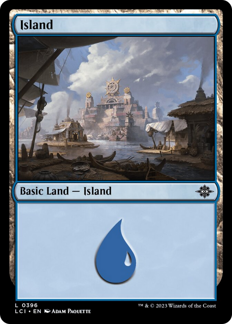 Island (0396) [The Lost Caverns of Ixalan] | Jomio and Rueliete's Cards and Comics