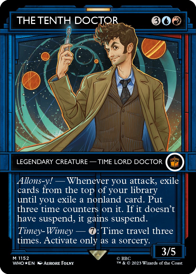 The Tenth Doctor (Showcase) (Surge Foil) [Doctor Who] | Jomio and Rueliete's Cards and Comics