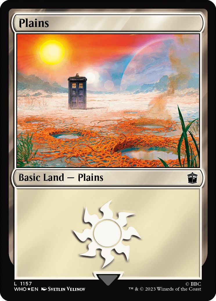 Plains (1157) (Surge Foil) [Doctor Who] | Jomio and Rueliete's Cards and Comics