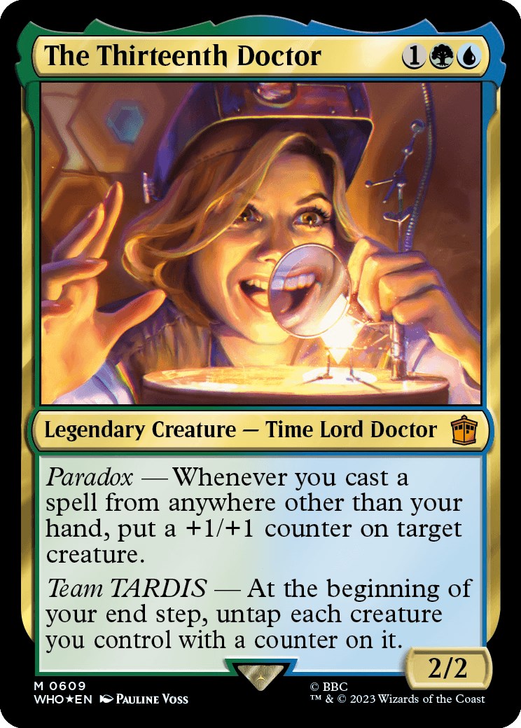 The Thirteenth Doctor (Surge Foil) [Doctor Who] | Jomio and Rueliete's Cards and Comics