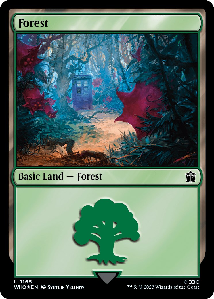 Forest (1165) (Surge Foil) [Doctor Who] | Jomio and Rueliete's Cards and Comics
