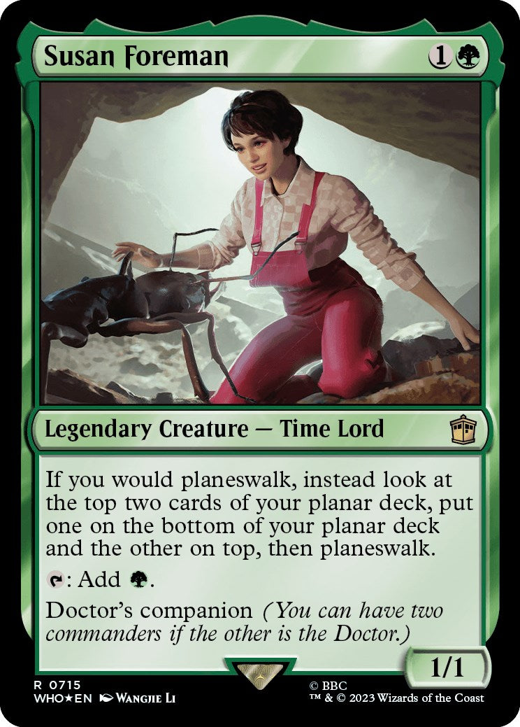 Susan Foreman (Surge Foil) [Doctor Who] | Jomio and Rueliete's Cards and Comics