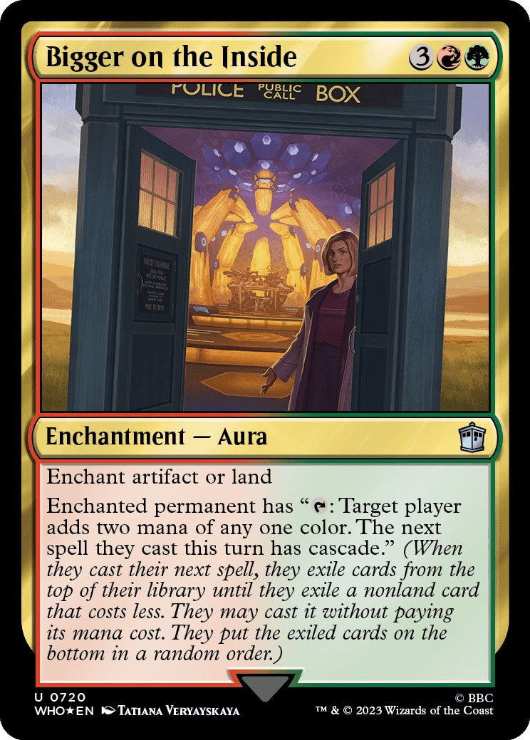 Bigger on the Inside (Surge Foil) [Doctor Who] | Jomio and Rueliete's Cards and Comics