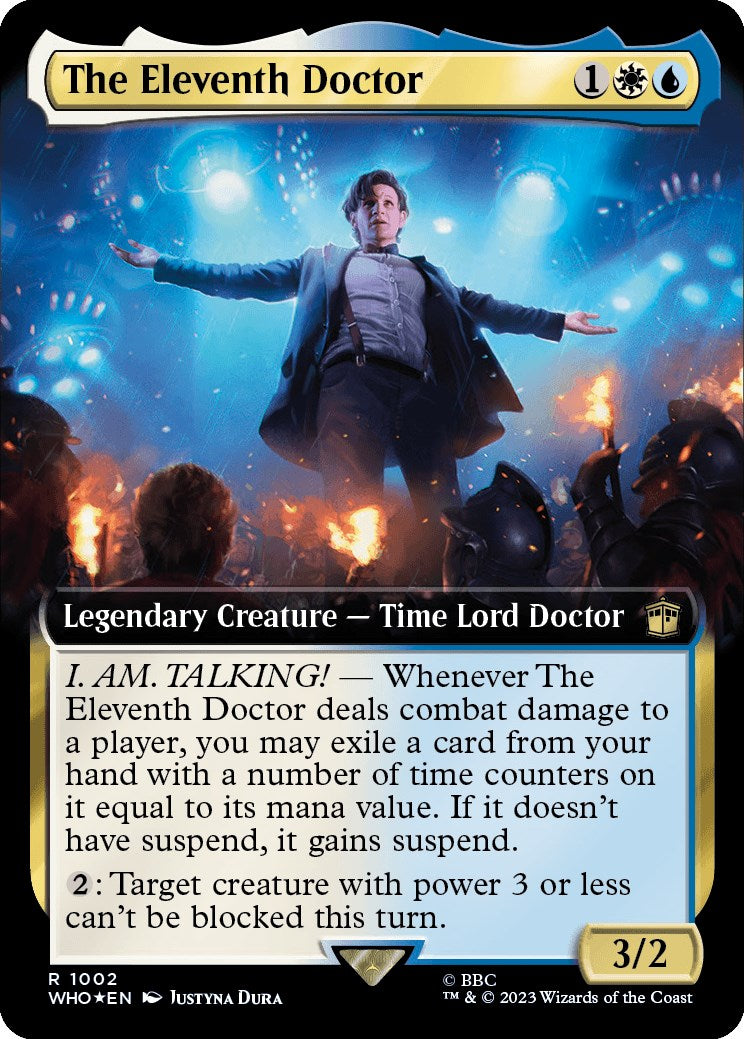 The Eleventh Doctor (Extended Art) (Surge Foil) [Doctor Who] | Jomio and Rueliete's Cards and Comics