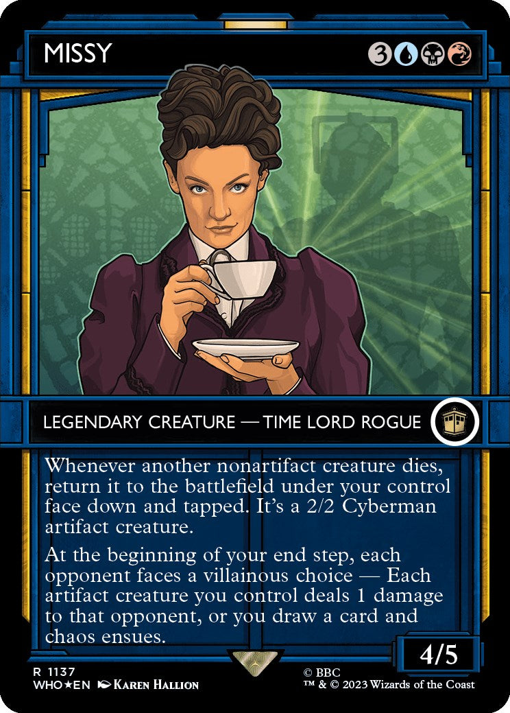 Missy (Showcase) (Surge Foil) [Doctor Who] | Jomio and Rueliete's Cards and Comics