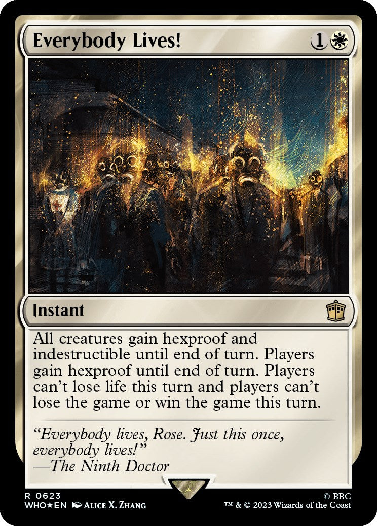 Everybody Lives! (Surge Foil) [Doctor Who] | Jomio and Rueliete's Cards and Comics