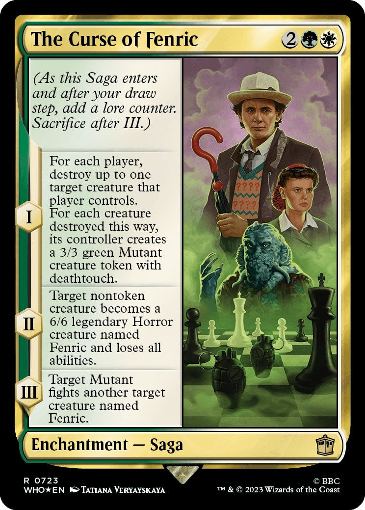 The Curse of Fenric (Surge Foil) [Doctor Who] | Jomio and Rueliete's Cards and Comics