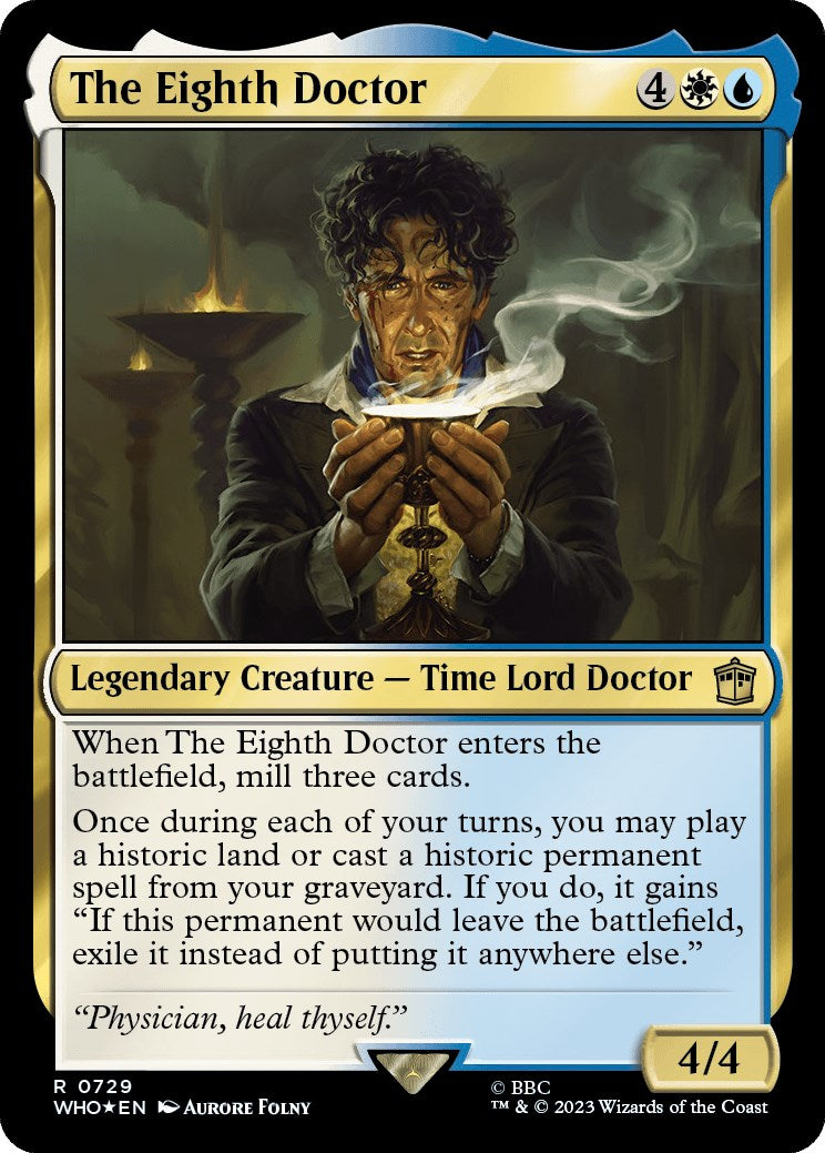 The Eighth Doctor (Surge Foil) [Doctor Who] | Jomio and Rueliete's Cards and Comics