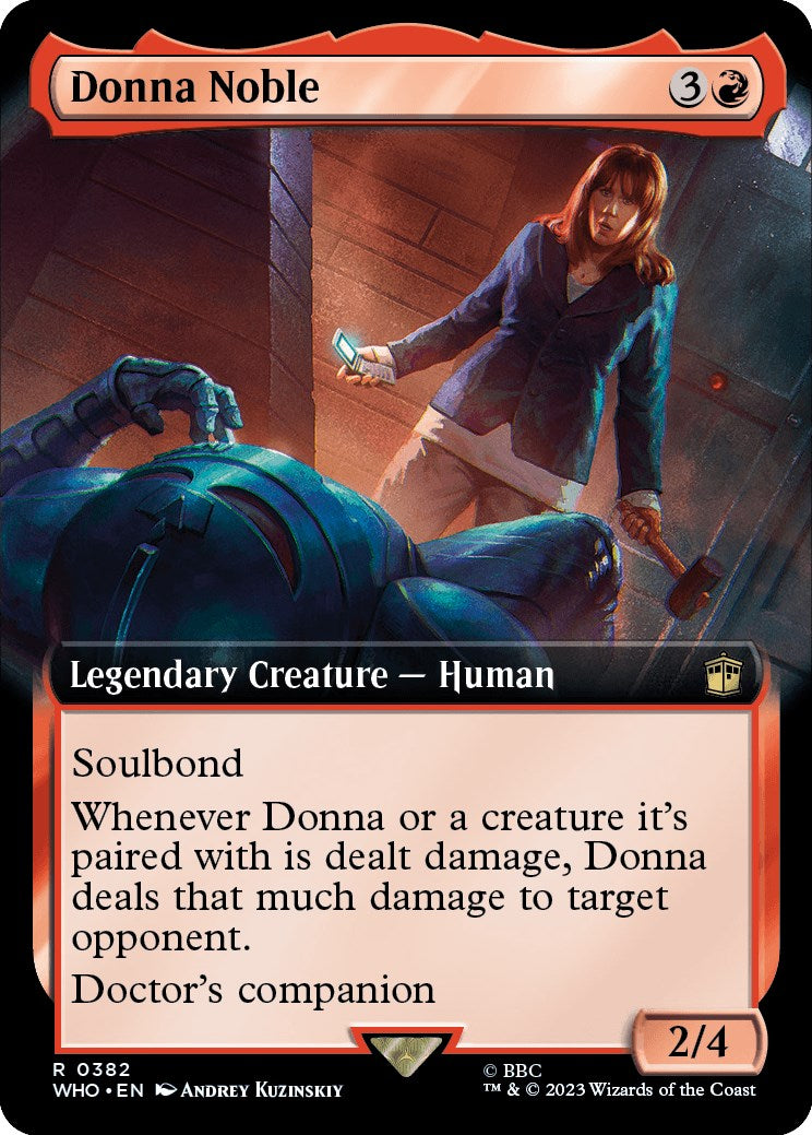 Donna Noble (Extended Art) [Doctor Who] | Jomio and Rueliete's Cards and Comics