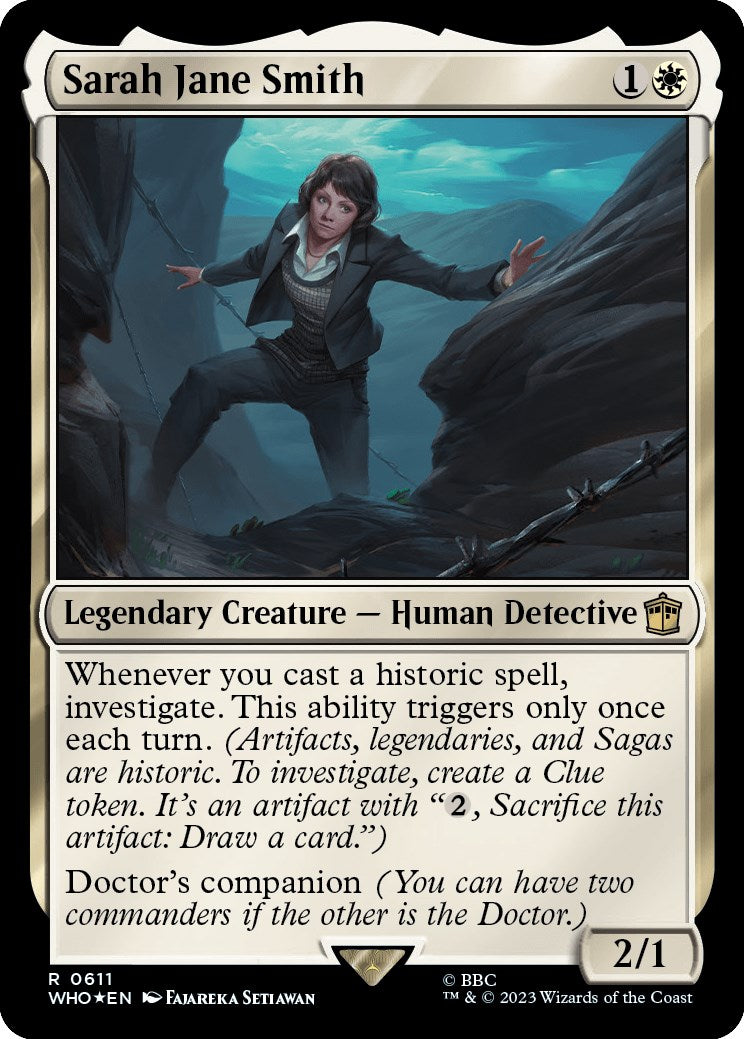 Sarah Jane Smith (Surge Foil) [Doctor Who] | Jomio and Rueliete's Cards and Comics