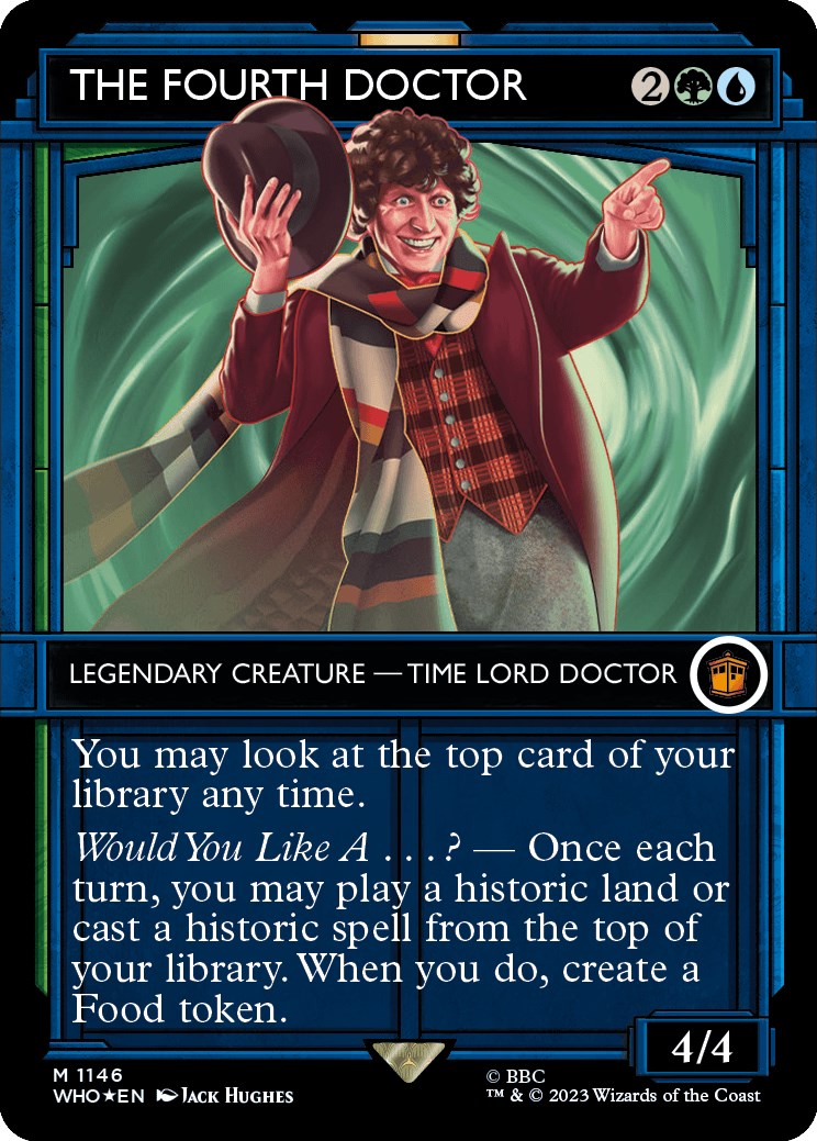 The Fourth Doctor (Showcase) (Surge Foil) [Doctor Who] | Jomio and Rueliete's Cards and Comics