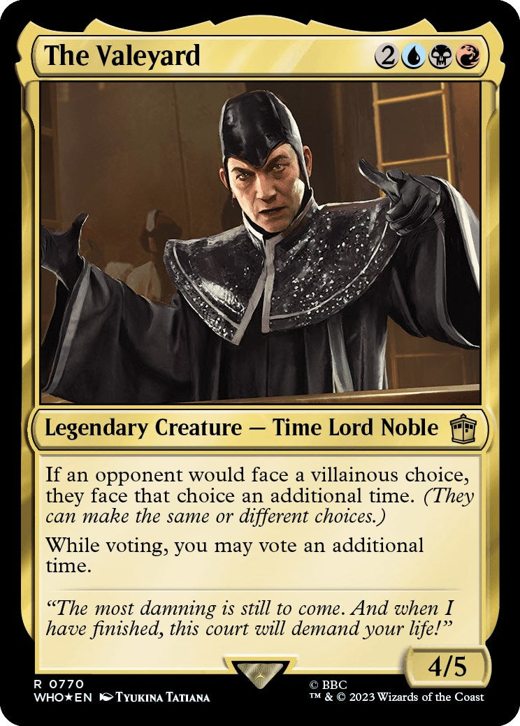 The Valeyard (Surge Foil) [Doctor Who] | Jomio and Rueliete's Cards and Comics