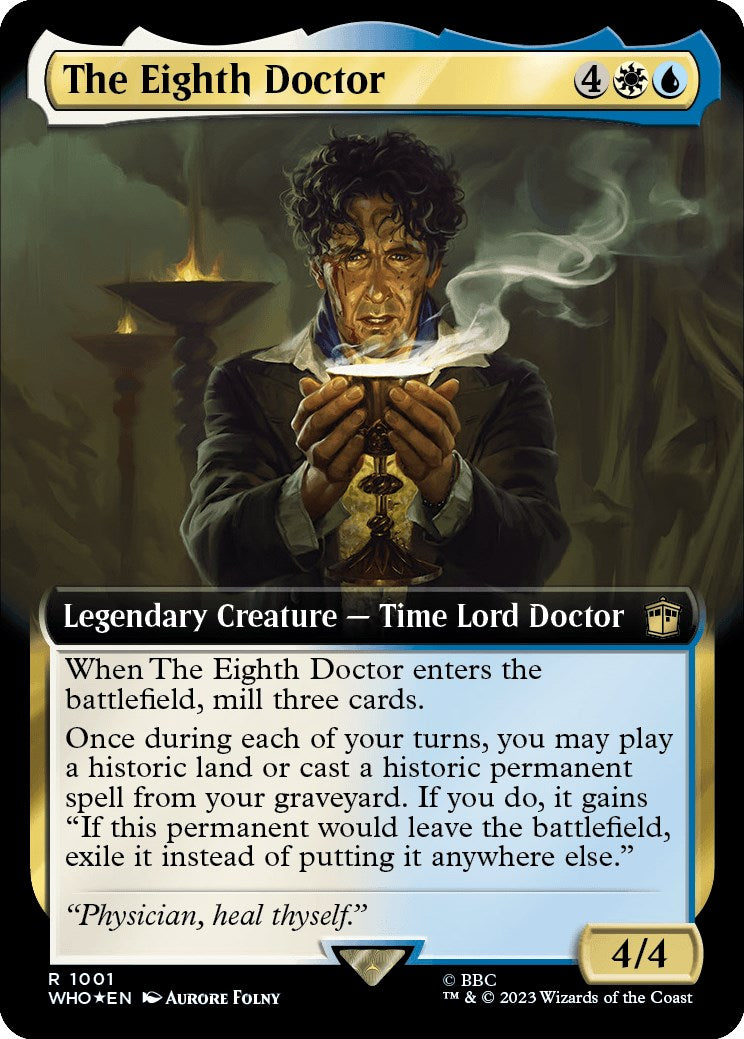 The Eighth Doctor (Extended Art) (Surge Foil) [Doctor Who] | Jomio and Rueliete's Cards and Comics