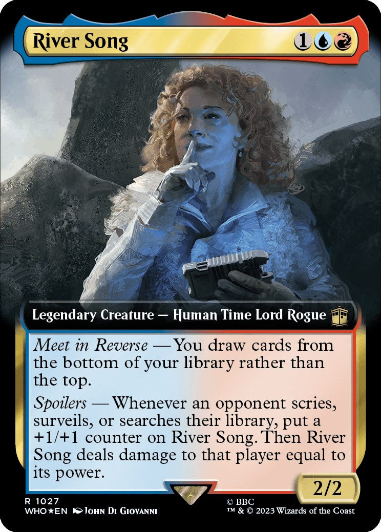 River Song (Extended Art) (Surge Foil) [Doctor Who] | Jomio and Rueliete's Cards and Comics