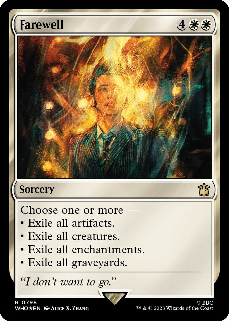 Farewell (Surge Foil) [Doctor Who] | Jomio and Rueliete's Cards and Comics