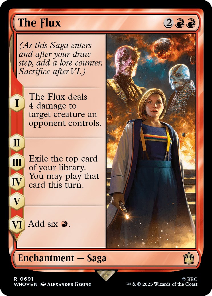 The Flux (Surge Foil) [Doctor Who] | Jomio and Rueliete's Cards and Comics