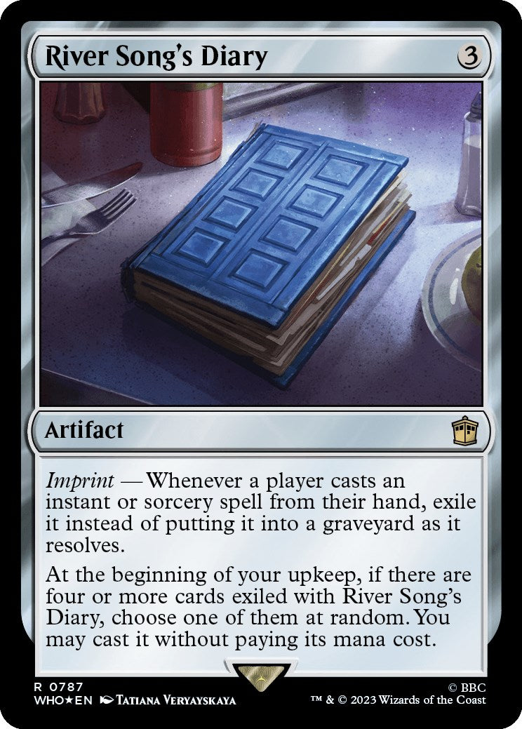 River Song's Diary (Surge Foil) [Doctor Who] | Jomio and Rueliete's Cards and Comics