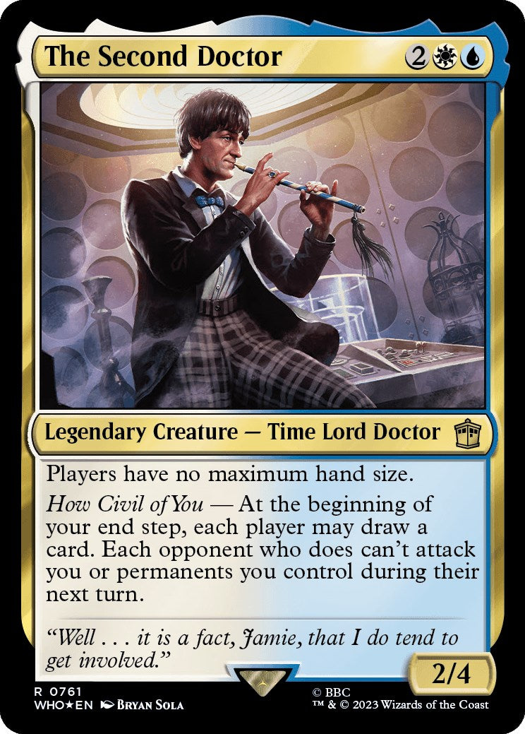 The Second Doctor (Surge Foil) [Doctor Who] | Jomio and Rueliete's Cards and Comics