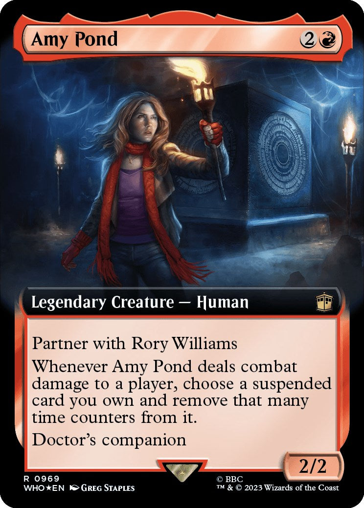 Amy Pond (Extended Art) (Surge Foil) [Doctor Who] | Jomio and Rueliete's Cards and Comics