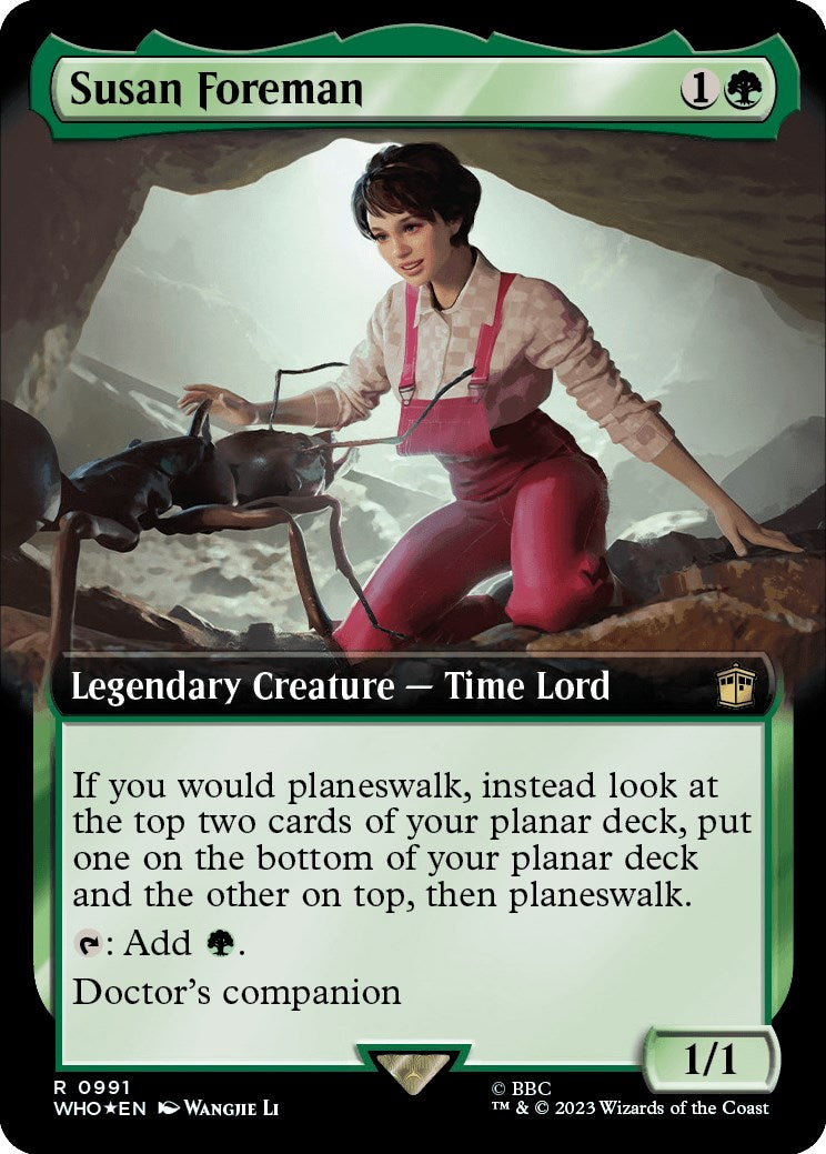 Susan Foreman (Extended Art) (Surge Foil) [Doctor Who] | Jomio and Rueliete's Cards and Comics