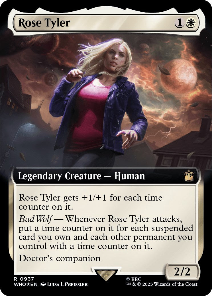 Rose Tyler (Extended Art) (Surge Foil) [Doctor Who] | Jomio and Rueliete's Cards and Comics