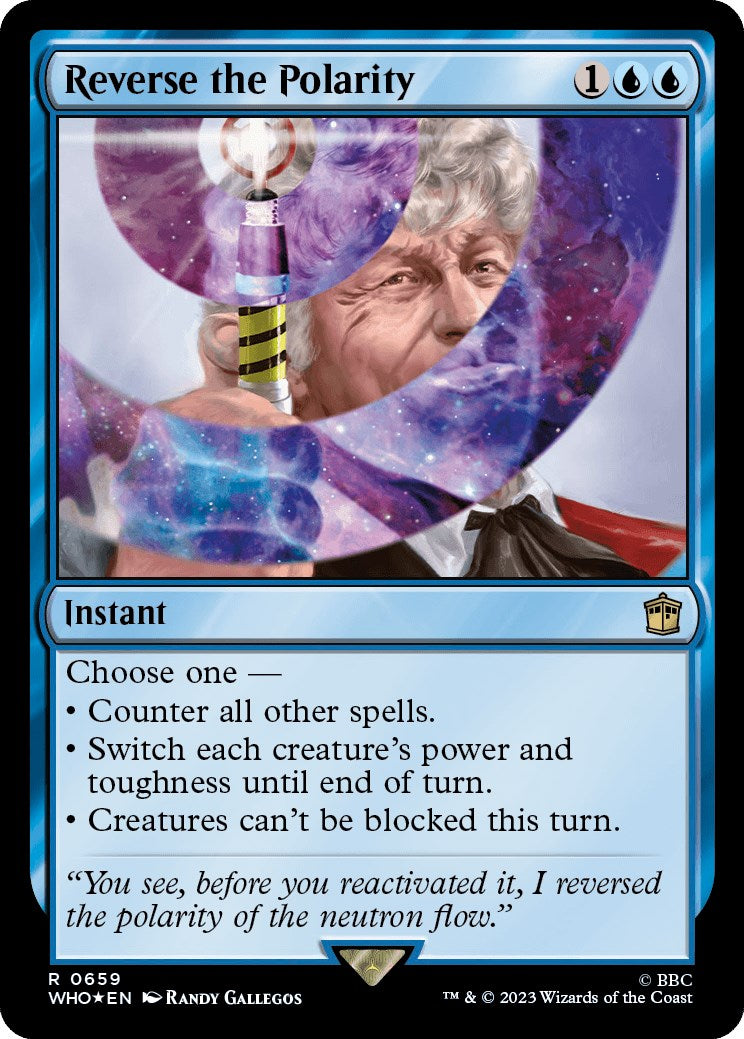 Reverse the Polarity (Surge Foil) [Doctor Who] | Jomio and Rueliete's Cards and Comics