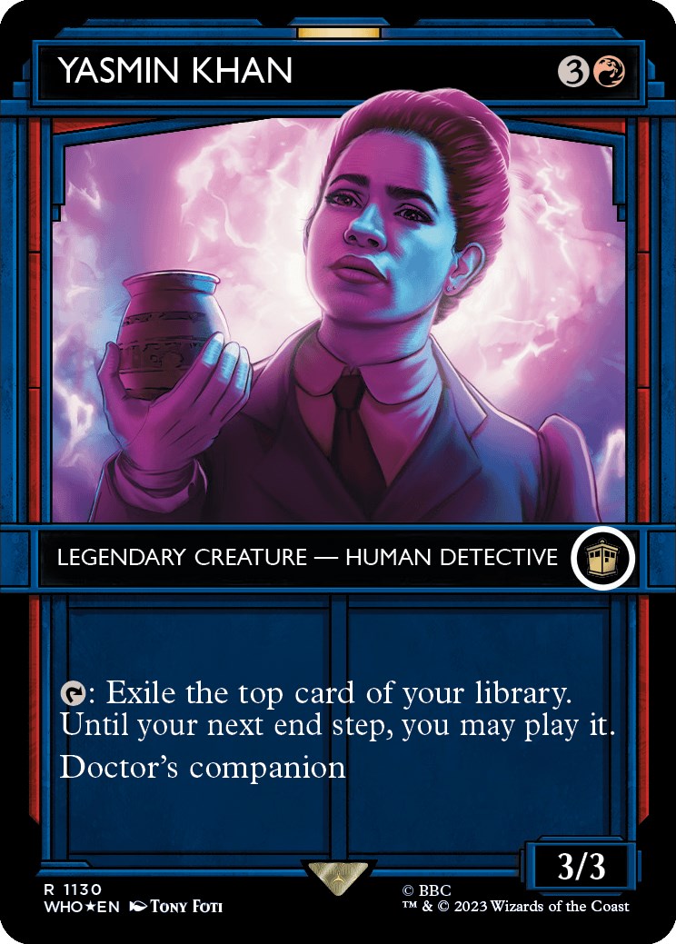 Yasmin Khan (Showcase) (Surge Foil) [Doctor Who] | Jomio and Rueliete's Cards and Comics