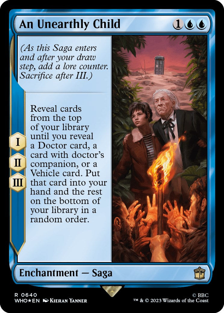 An Unearthly Child (Surge Foil) [Doctor Who] | Jomio and Rueliete's Cards and Comics